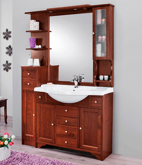 Мебель для ванной Eban Eleonora Modular 130 R орех