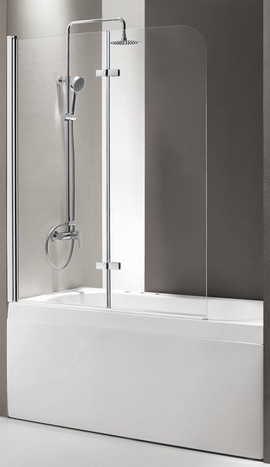 Шторка для ванны Cezares Eco O V 21 120/140 C Cr