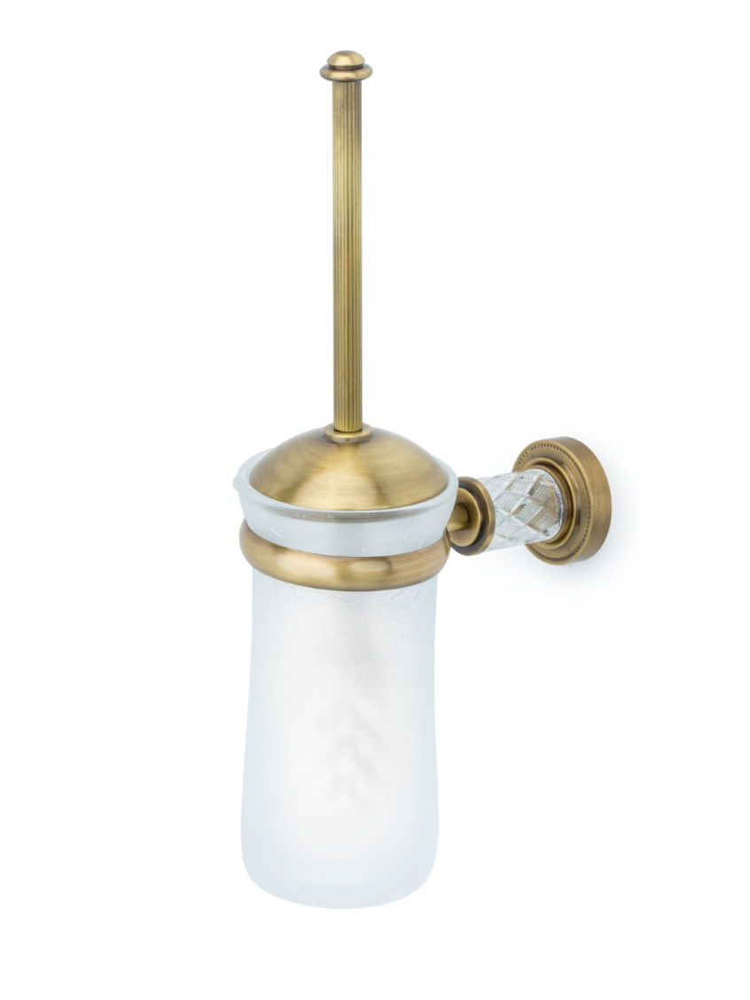 Ершик настенный (стекло) Boheme MURANO CRYSTAL (комплект) 10913-CRST-BR