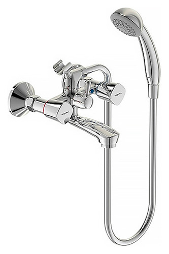 Смеситель Vidima Квадро BA247AA для ванны с душем
