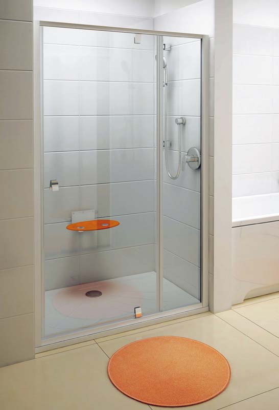 Душевая дверь в нишу Ravak PDOP2-120 профиль белый