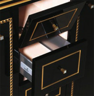 Мебель для ванной Misty Venezia 90 черная патина