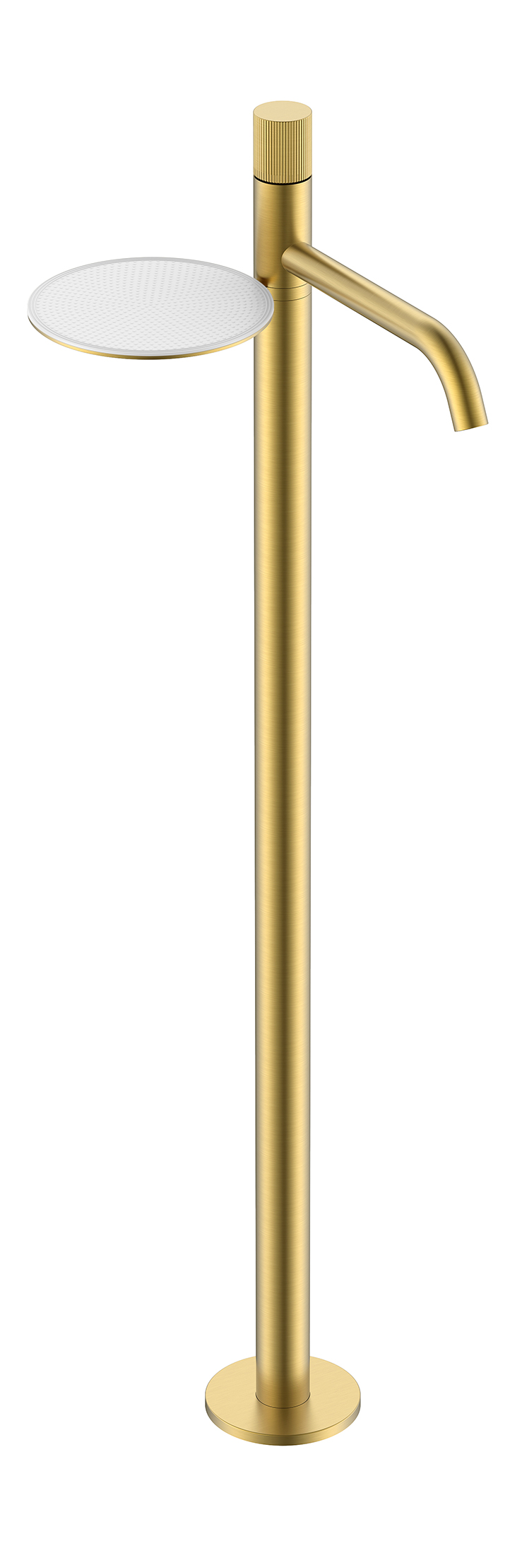 Смеситель Boheme STICK напольный для умыв. MATT GOLD LINEA 120-MG.3