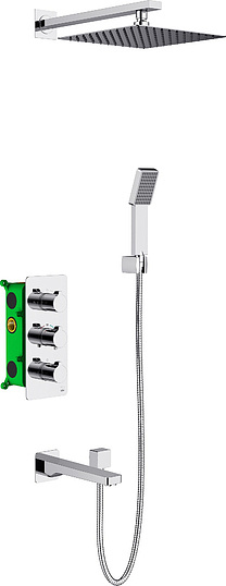 Душевая система встроенная с термостатом Timo Petruma SX-5149/00SM хром
