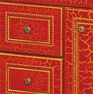 Тумба с раковиной Misty Fresko 90 красная краколет