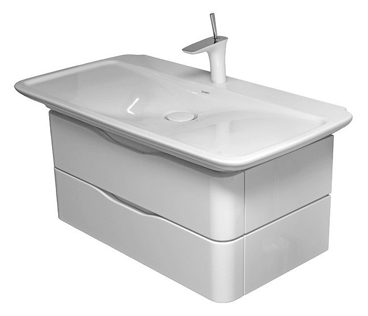 Тумба с раковиной Duravit PuraVida  белая