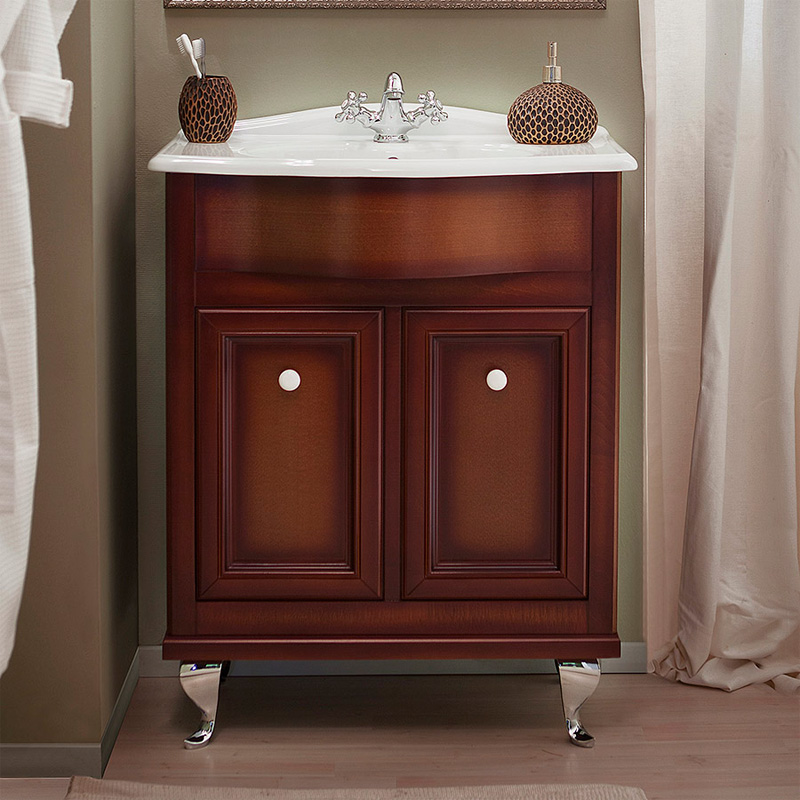 Тумба с раковиной Caprigo Порто 70 NOCE SCURO