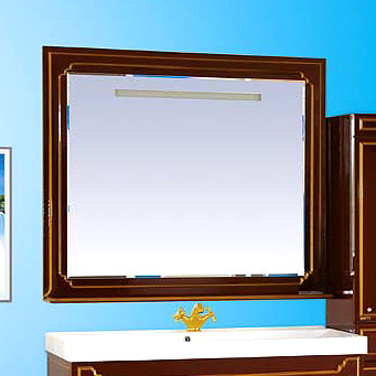 Мебель для ванной Misty Praga 120 бордо патина