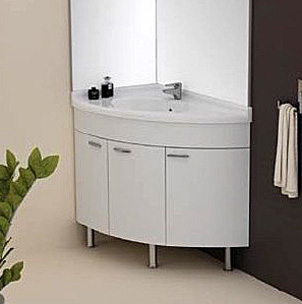 Тумба с раковиной Aquanet Корнер Close  L