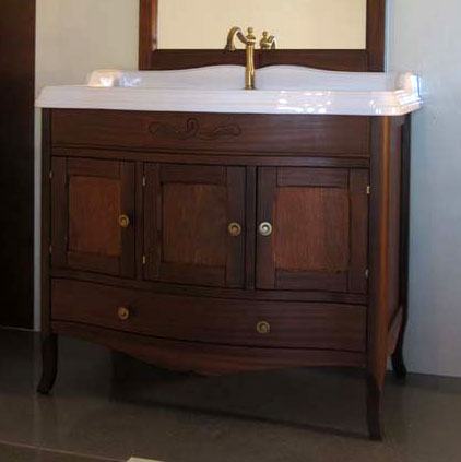 Тумба с раковиной Tiffany World Veronica 105/C noce