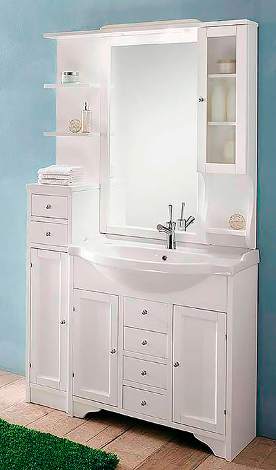 Мебель для ванной Eban Eleonora Modular 107 R белая