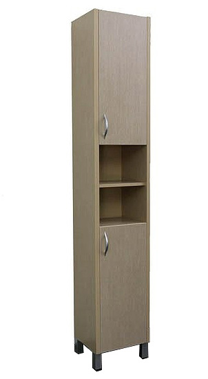 Шкаф-пенал Aquanet Донна светлый дуб