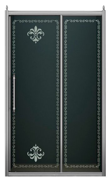 Душевая дверь в нишу Cezares RETRO-BF-1-110-CP-Cr