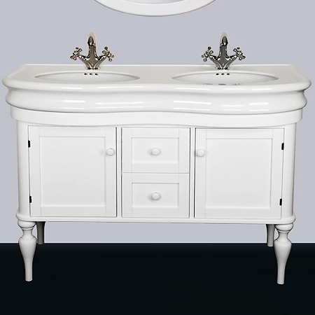 Тумба с раковиной Tiffany World Palermo 7703 bianco puro