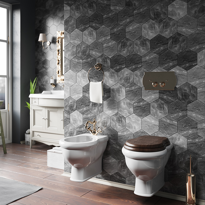 Унитаз подвесной Tiffany World Bristol с сиденьем