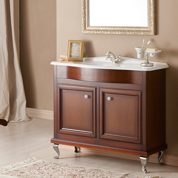 Тумба с раковиной Caprigo Порто 100 NOCE SCURO