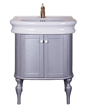 Тумба с раковиной Tiffany World Palermo 7701 grigio perlato