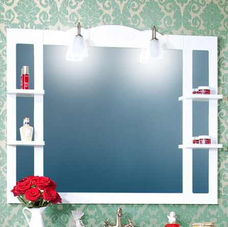 Зеркало Бриклаер Анна 120 белое