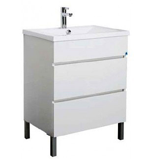 Тумба с раковиной Aquanet Лаконика 65