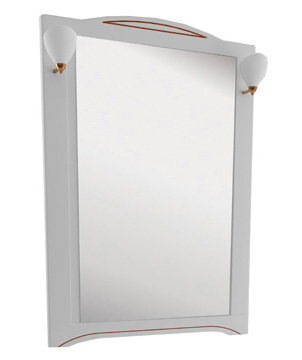 Зеркало Aquanet Луис 80 белое