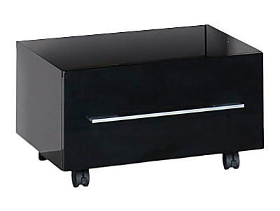 Тумба Aquanet Нота 58 подкатная черная