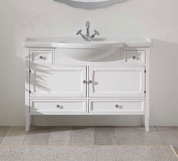 Тумба с раковиной Eban Arianna 120 белая