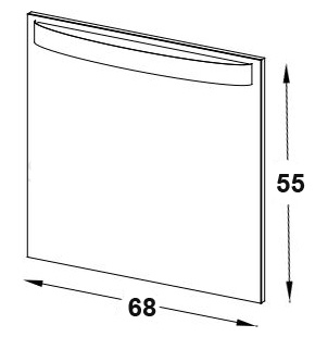 Зеркало Jacob Delafon Presquile 68