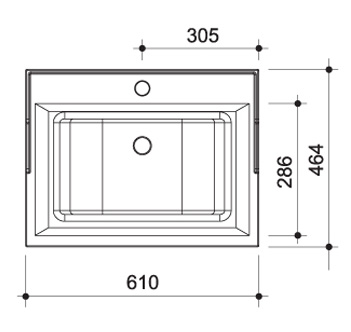 Тумба с раковиной Caprigo Альбион 60 BIANCO Light Vintage
