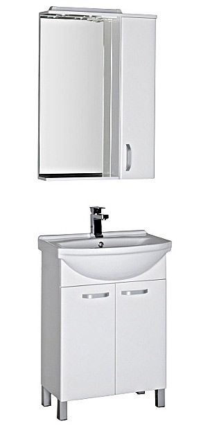 Мебель для ванной Aquanet Глория 60 белая