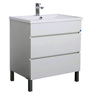 Тумба с раковиной Aquanet Лаконика 85