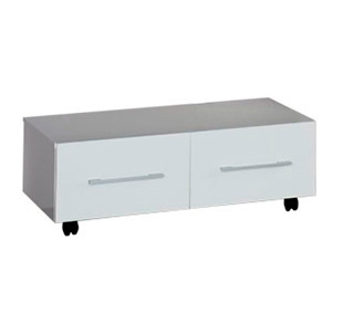 Тумба Aquanet Нота 90 подкатная белая