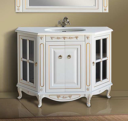 Тумба с раковиной Атолл Верона 120 дорато К