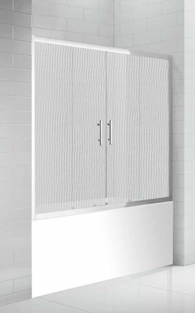 Шторка для ванны Cezares Eco O VF 2 170/145 P Cr