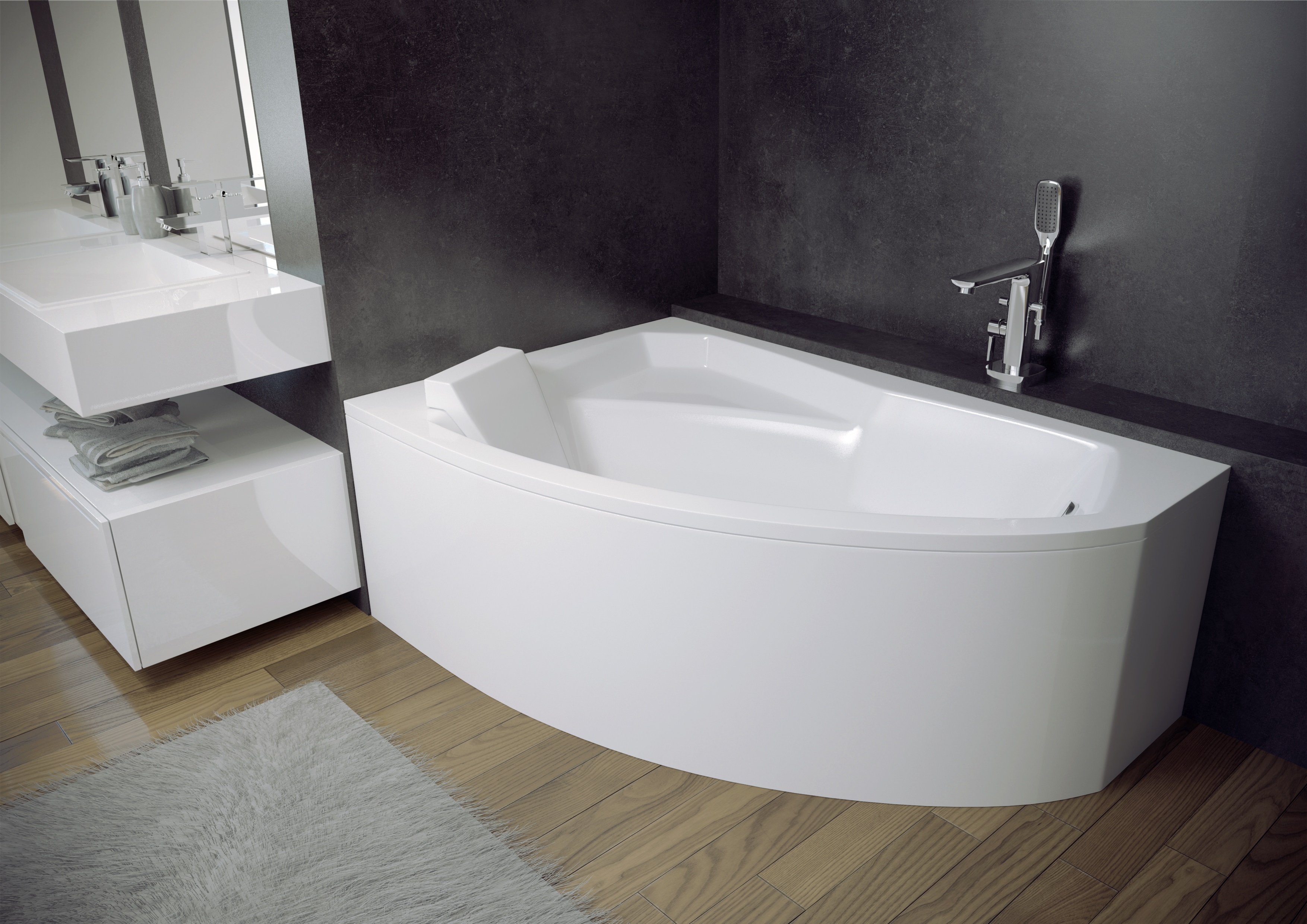 Акриловая ванна BESCO Rima 140 L