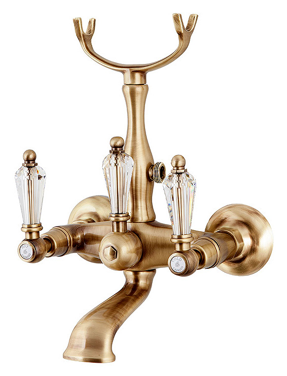 Смеситель Caprigo Adria Swarovski 01-011-vot для ванны с душем