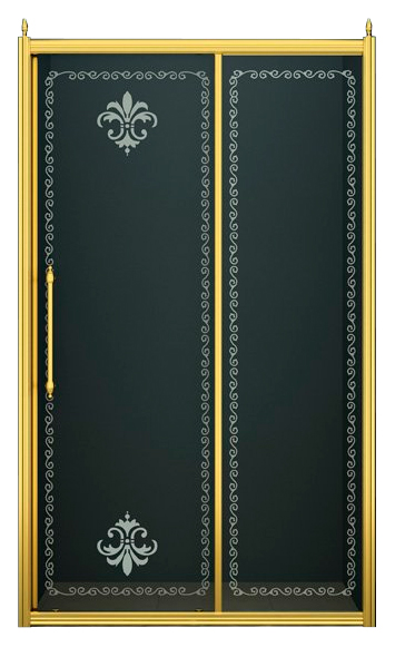 Душевая дверь в нишу Cezares RETRO-A-BF-1-120-CP-G