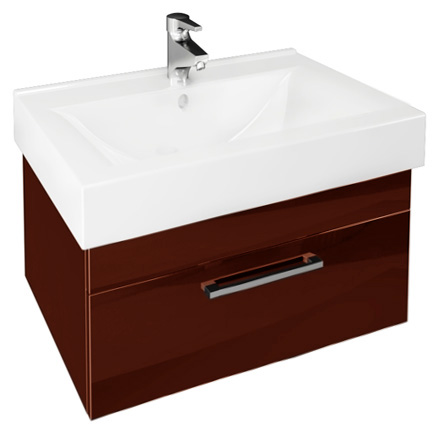 Тумба с раковиной Cezar Solus 50 цветная