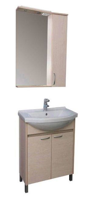 Мебель для ванной Aquanet Донна 60 светлый дуб