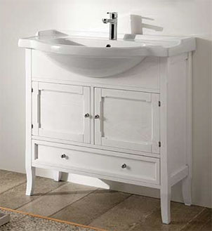 Тумба с раковиной Eban Arianna 85 белая