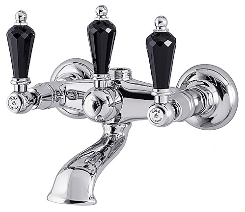 Смеситель Caprigo Adria Swarovski 01B-019-crm для ванны с душем