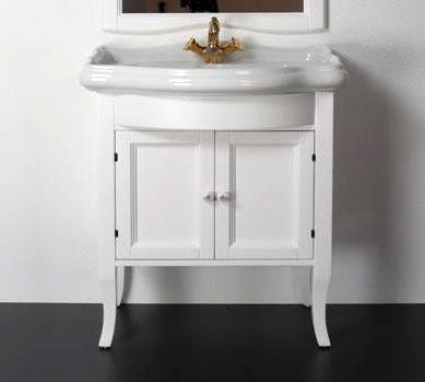 Тумба с раковиной Tiffany World Rebecca 73 bianco puro