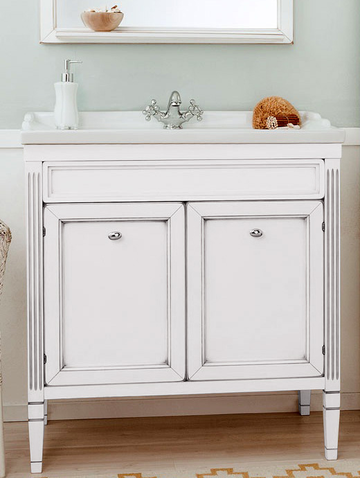 Тумба с раковиной Caprigo Альбион 70 BIANCO Light Vintage