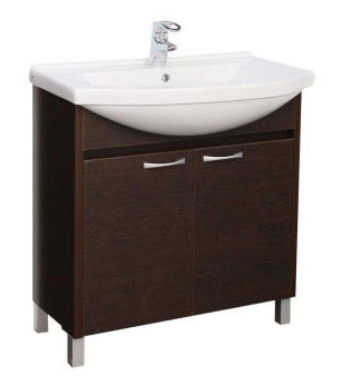 Тумба с раковиной Aquanet Донна 80 венге