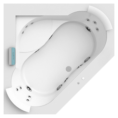 Акриловая ванна Jacuzzi Aura Corner 160 Corian