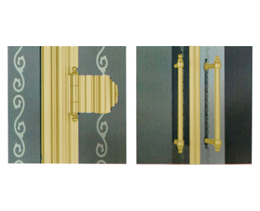 Душевая дверь в нишу Cezares Retro B1 90 CP Br R