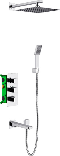 Душевая система встроенная с термостатом Timo Petruma SX-5049/00SM хром
