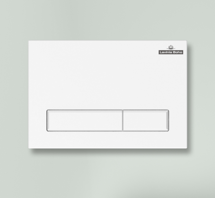 Клавиша смыва Lavinia Boho RelFix 3805001W c антибактериальным покрытием SanitiZed