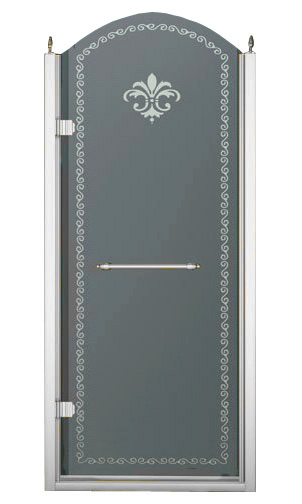 Душевая дверь в нишу Cezares Retro B1 90 CP Cr L