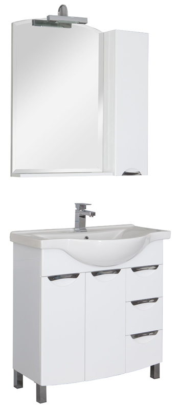 Мебель для ванной Aquanet Асти 85