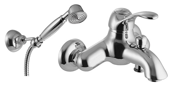 Смеситель Fima Carlo Frattini Lamp F3304CR для ванны с душем